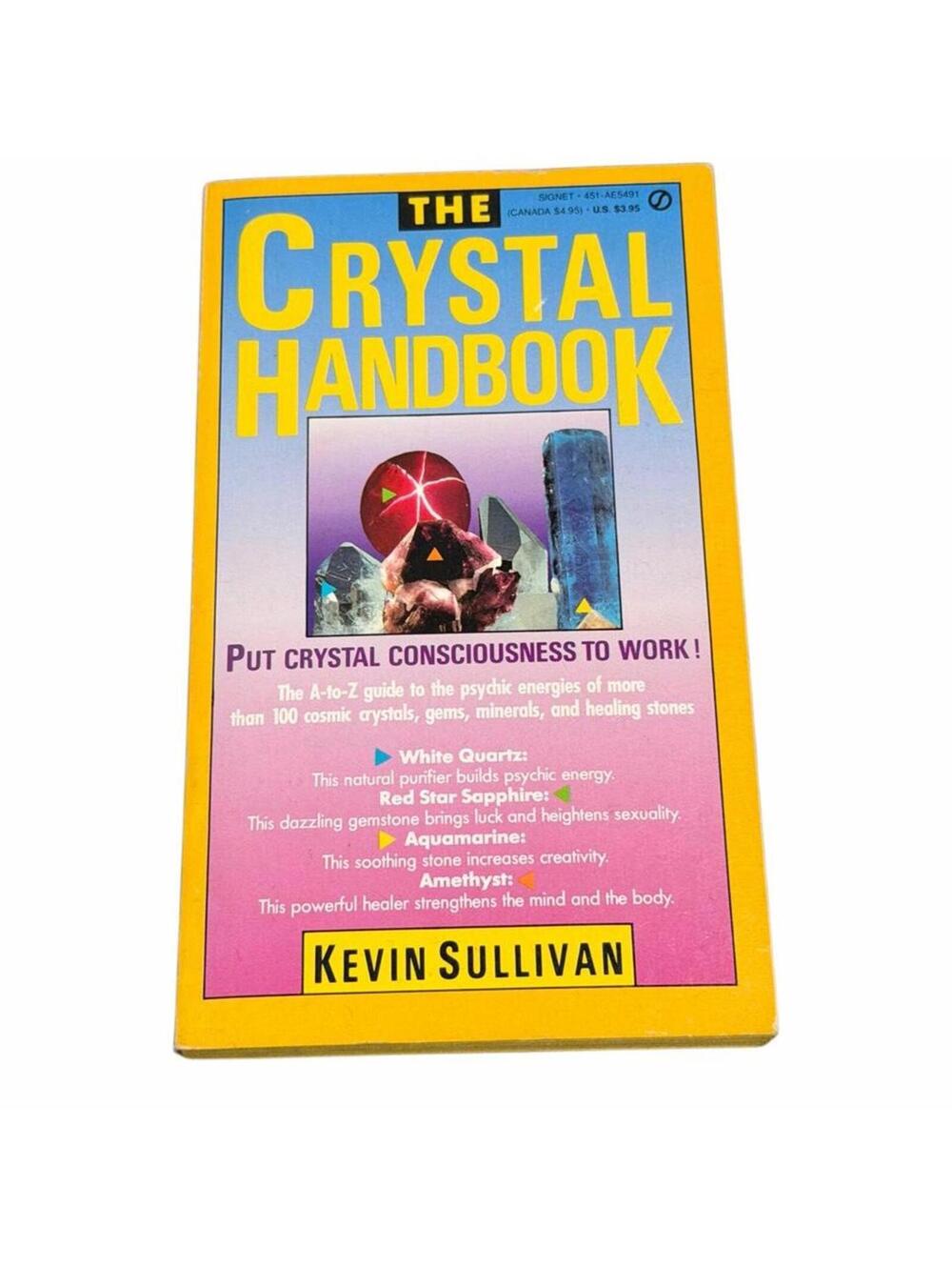 Vintage 1987 The Crystal Handbook By Kevin Sullivan